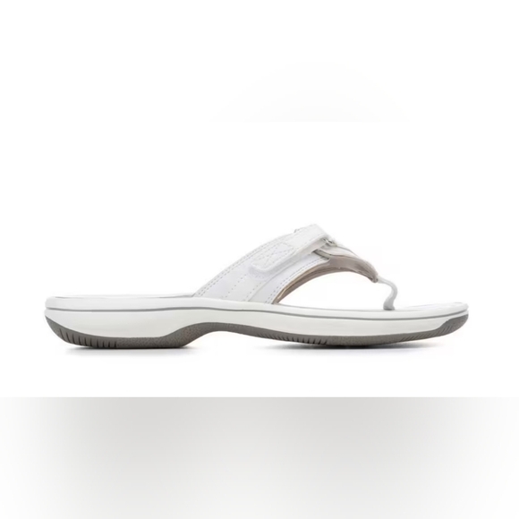 Women's Clarks Breeze Sea Flip Flops Sandals/Size 11 - Picture 3 of 15